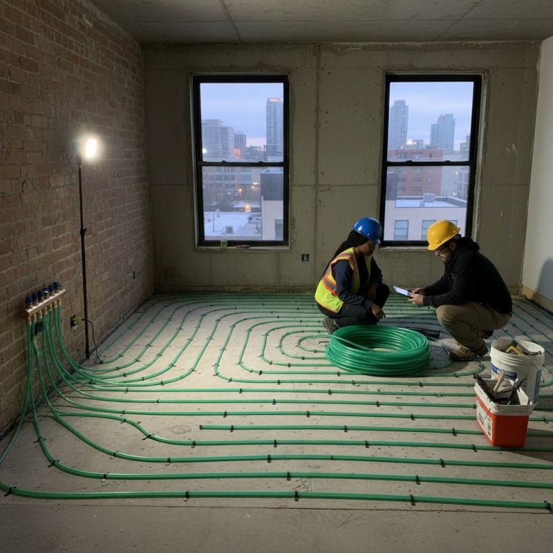 Radiant Floor Heating Installation