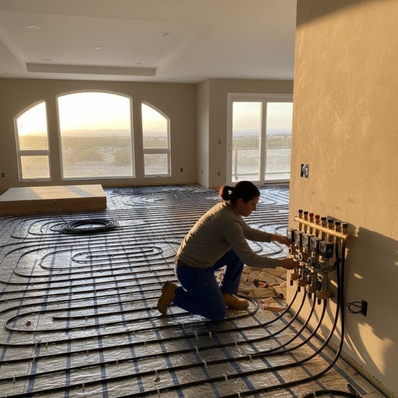 Radiant Floor Heating Installation