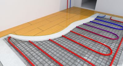 Radiant Heating is Installed Under the Flooring!
