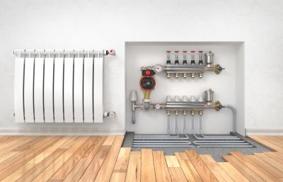 Radiant Heat Flooring is Hidden and Operates Silently!
